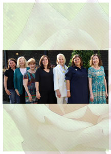 2024-2025 Officers: (R to L) President, Melissa Monaghan; Immediate Past President, Dee Dee Lancaster; Recording Secretary, Jan Allen; Treasurer, Tricia Grishaw; Corresponding Secretary, Letty Jane Clark; President Elect, Rubye Noble Evans; Parliamentarian, Toni Gambino