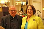 Christmas in October: Abbot Justin and President Fran Puig Christmas in October: Abbot Justin and President Fran Puig