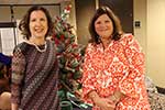 Christmas in October. Chairman Melissa Monaghan and President Dee Dee Enright