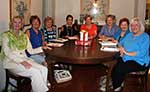 Committee from left: Coleen Landry, Suzi Clemmensen, Elsie Manos, Cindy Enright, Cindy Sevin, Tricia Seal, Betty Exnicios and Linda Deichmann Committee from left: Coleen Landry, Suzi Clemmensen, Elsie Manos, Cindy Enright, Cindy Sevin, Tricia Seal, Betty Exnicios and Linda Deichmann