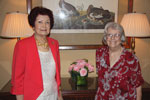 Evelyn Smith and Iona-Myers at the 2013 Past Presidents' Council Annual Luncheon Evelyn Smith and Iona-Myers at the 2013 Past Presidents' Council Annual Luncheon
