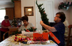 Preparing for the Christmas in October fundraiser Preparing for the Christmas in October fundraiser