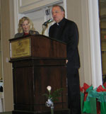 Christmas in October 2012 Christmas in October 2012 Rubye Evans and Abbot Justin of St. Joseph's Abbey
