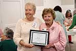 Elsie Manos is Presented 25-year Membership- Certificate Elsie Manos is Presented 25-year Membership- Certificate