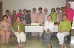 Former presidents of Metairie Woman's Club celebrated Founders Day on the 71st anniversary of the club.  Seated from left are Evelyn Smith, Marguerite Ricks, Sadie Gilmore and Julie Lawton. Standing, from left, are Mary Membreno, Kathleen McGregor, Bea Mestayer, Irma Klein, Audie Scardino, Beverly Hughes, Virginia Cullens, Beverly Christina, Linda Gallagher, Irene Rogillio, Jane Livaudais, Joan Demarest and Coleen Landry