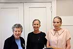 MWC October 2022: President Beverly Randazzo, Stella Bary Landis of Longue House and Gardens and Linda Skidmore, Program Chairman MWC October 2022: President Beverly Randazzo, Stella Bary Landis of Longue House and Gardens and Linda Skidmore, Program Chairman