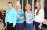 Sue Rooney, Linda Deichmann, Jerry Klein and Coleen Landry view the newly built facilities at Pontiff (Metairie) Playground, which has been home to Metairie Woman's Club for decades.