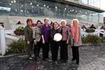 Day at the Races 2014 - Madame President with the Trophy Day at the Races 2014 - Madame President with the Trophy