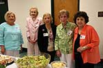 May 2016 hostesses Debbie Hughes, Joan Dannow, Kathleen McGregor, Rita Clare Quartano and Irene Klinger May 2016 hostesses Debbie Hughes, Joan Dannow, Kathleen McGregor, Rita Clare Quartano and Irene Klinger