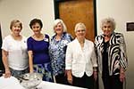 September 2016 Hostesses Jerry Gast, Jean McGovern, Lindy Deichmann, Betty Fritscher and Marion LaCoste September 2016 Hostesses Jerry Gast, Jean McGovern, Lindy Deichmann, Betty Fritscher and Marion LaCoste
