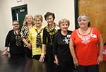 September 2015 hostesses: Linda Gallagher, Diane Currie, Ginger Crawford, Jean McGovern, Elsie Manos and Cynthia Garic September 2015 hostesses: Linda Gallagher, Diane Currie, Ginger Crawford, Jean McGovern, Elsie Manos and Cynthia Garic