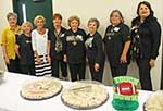 September hostesses from left Trisha Seal, Kathleen McGregor, Jerri Klein, Suzie Clemmensen, Elsie Manos, Marguerite Ricks, Cindy Garic, and Cheryl Faust September hostesses from left Trisha Seal, Kathleen McGregor, Jerri Klein, Suzie Clemmensen, Elsie Manos, Marguerite Ricks, Cindy Garic, and Cheryl Faust