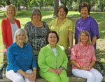 Diamond Jubilee Year Executive Board: Seated Linda Deichmann, President Melanie Rose, Judy Wood. Standing Coleen Landry, Cindy Garic, Fran Puig and Jennie Bryant Diamond Jubilee Year Executive Board: Seated Linda Deichmann, President Melanie Rose, Judy Wood. Standing Coleen Landry, Cindy Garic, Fran Puig and Jennie Bryant